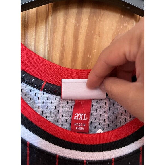 Mitchell & Ness NBA Swingman Bulls Scottie Pippen Alternate Jersey 95-96 Sz 2XL - Picture 10 of 11